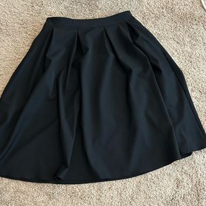 Urban Coco Black Flared A-Line Skirt with Pockets (as seen on buzzfeed) Size XL